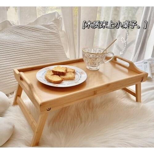 Bay window simple durable look bed folding table board bedroom wooden dormitory magic computer desk J05