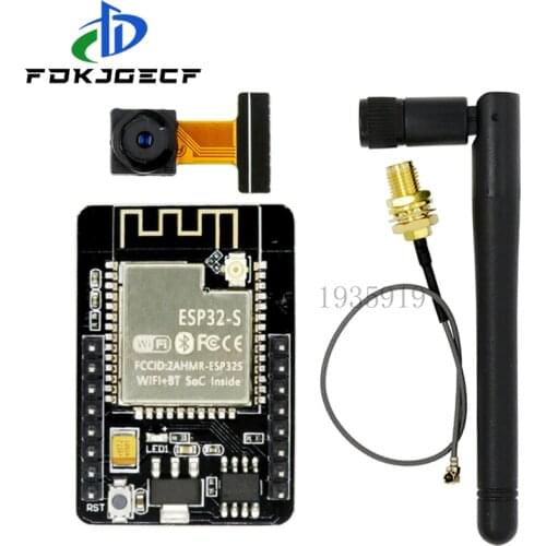 ESP32-CAM WiFi Module ESP32 serial to WiFi ESP32 CAM Development Board 5V Bluetooth with OV2640 Camera Module + 3DBI Antenna