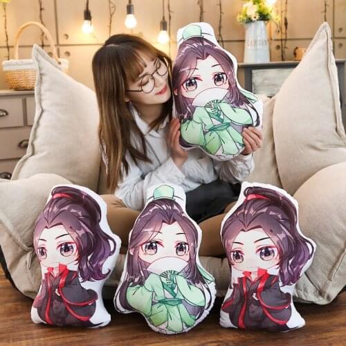 Scum Villain Self Saving System Shen Qingqiu Luo Binghe Cosplay Cartoon Plush Stuffed Dolls Toy Throw Pillow Cushion Xmas Gift