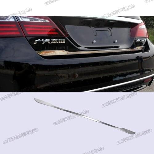 Lsrtw2017 stainless steel car tail door trims for honda accord 2012 2013 2014 2015 2016 2017 9th accord