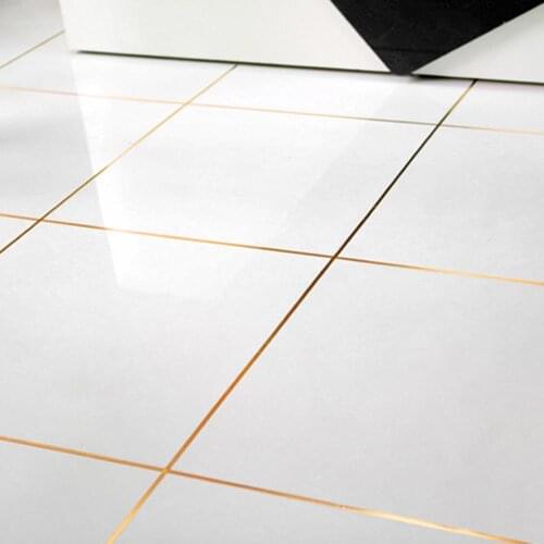 Living room floor tile gold foil beauty seam sticker wall gap decoration floor tile wall stickers home decor living room