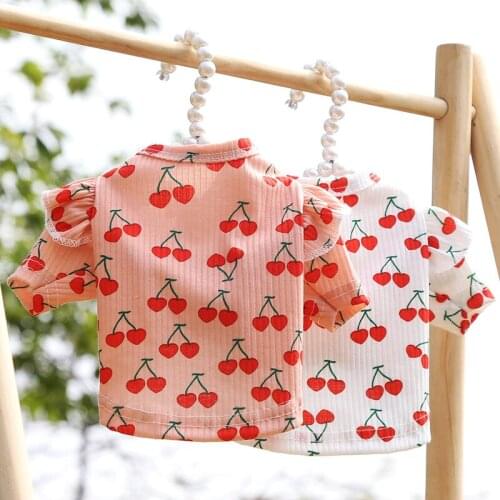 Pet Dog Clothes Puppy Spring Summer Autumn Wear T-Shirt Cat Teddy Hiromi Clothing Printing Breathable Casual Vest Pets Supplies