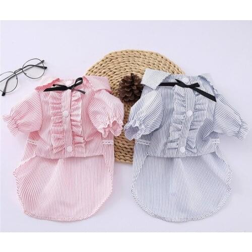 PipiFren Cats Clothes Clothing Small Dogs T Shirts Colorful Cheap Cute Fashion Clothes For Pets Costume blusao Vetement chien