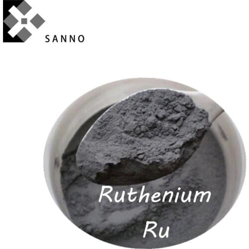 High purity 99.9% Ru powder ruthenium metal rare earth powder ruthenium catalyst material use for gold mixing etc