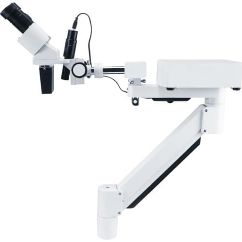 Dental Binocular Microscope Rotatable Dental Equipment Tool Spot LED Light Microscope for Dentists