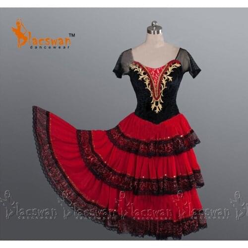 Kitri Costume Competition Dresses Custom Made Tutu Outfits BT724 Kitri Variation Clothes Ballerina Professional Ballet Costumes