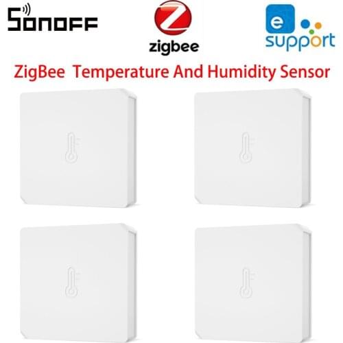 SONOFF SNZB-02 ZigBee Smart Temperature And Humidity Sensor EWeLink Sync The Real-time Sensor Work With SONOFF ZigBee Bridge