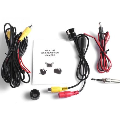 Drilling Car Parking Angle 18.5mm Reverse Camera Car Rear Night Vision View Waterproof