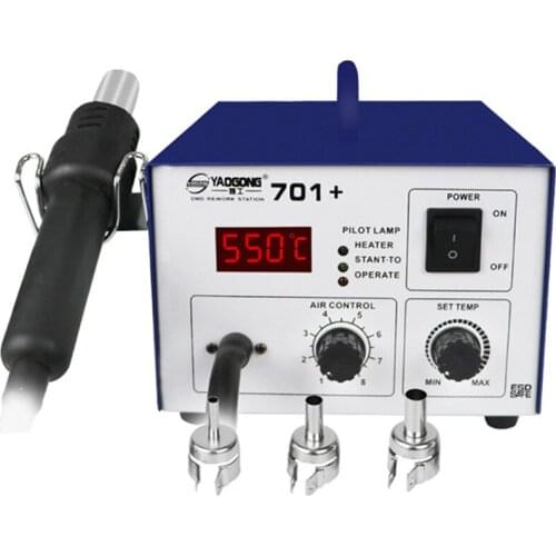 YAOGONG 701+ Mobile phone maintenance hot air gun removal and welding platform hot air machine adjustable constant temperature