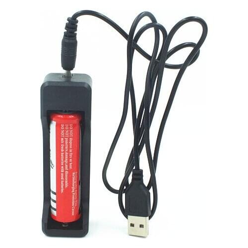 Tinhofire USB charger 3.7V 1A for 18650 Li-ion Rechargeable Battery