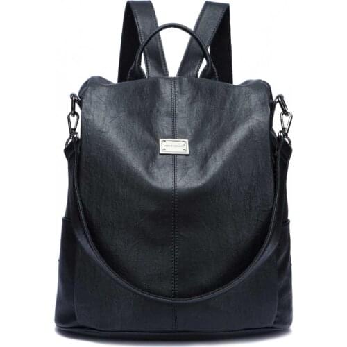 Women Leather Backpack Purse Anti Theft Casual Shoulder Bag Fashion Ladies Satchel Bags