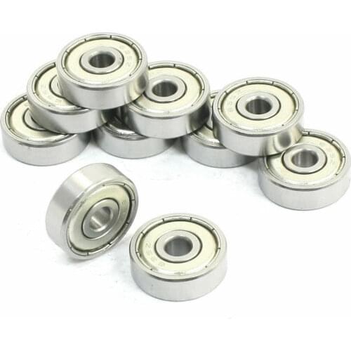 10 Pcs 635Z 5x19x6mm Sealed Miniature Deep Groove Radial Ball Bearings