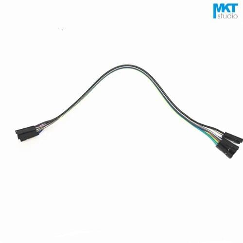 100Pcs 20cm 6P AWG26 2.54mm Pitch DuPont Wire Array With Double 1P-1P Housing Female to Female, Male to Female, Male to Male