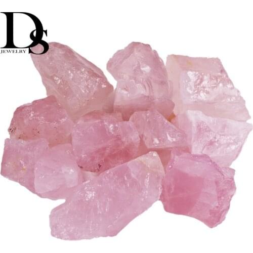 200g Natural Raw Pink Rose Quartz Crystal Rough Stone Specimen Reiki Healing Crystal love Natural Stones And Minerals