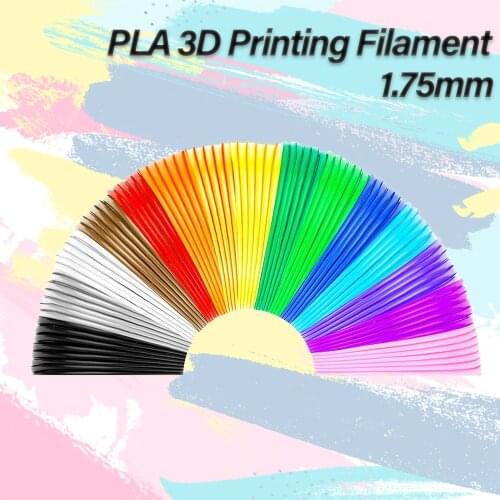 HooMore 3D Printing Filament PLA 9 Meters 3 Color 1.75mm Refill Printing Materials For 3D Printer Pen Drawing Pencil