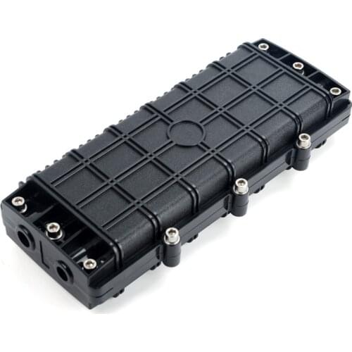 48 Core Optical Fiber Splice Box Horizontal type FOSC 24 CORE 2 inlet 3 out port joint closure