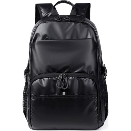 British Simple Black Business Laptop Backpack Men 2021 New Brand Waterproof Youth Sports Back Pack College Student Schoolbag