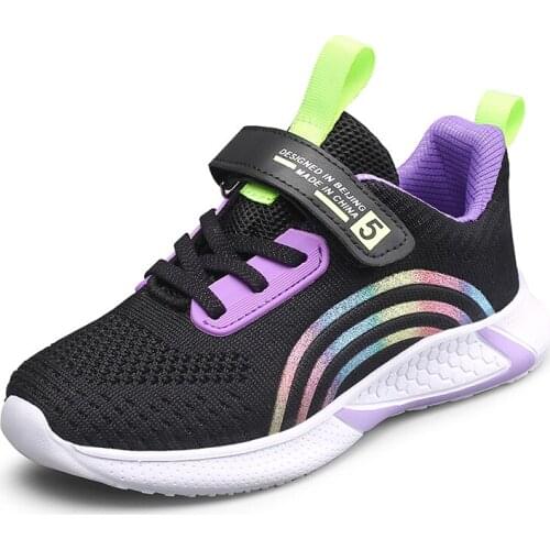 Kids Fashion Sneakers for Boys Girls Mesh Tennis Shoes Breathable Sports Running Shoes Lightweight Children Casual Walking Shoes