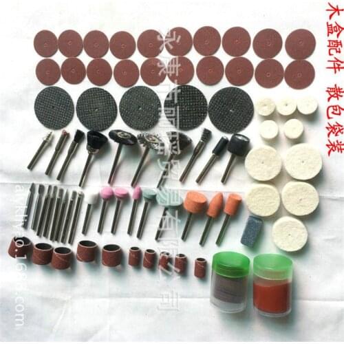 Fixmee 100Pc Rotary Tool Accessory Bit Set Suit Dremel 1/8" (3.175mm) Shank Grinding Polishing For Rotary Machine