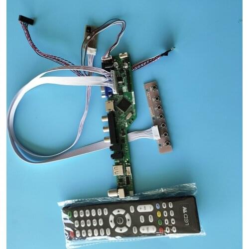 Kit for LP156WHA SL 40pin Audio Screen VGA Monitor HDMI 1366x768 Controller board LCD USB remote Display TV AV Panel LED 15.6"