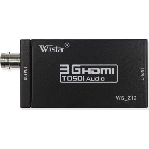 Wiistar HDMI to SDI Converter Adapter SDI to HDMI BNC SD/HD/3G-SDI 1080P Multimedia HD Video Converter
