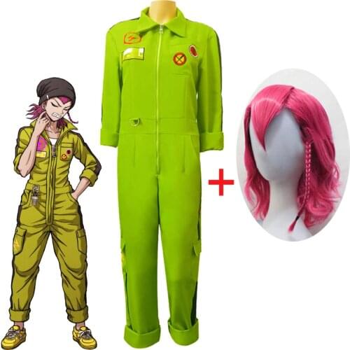 Danganronpa Kazuichi Souda Cosplay Costume Halloween Carnival Mens Repairman Funny Jumpsuits