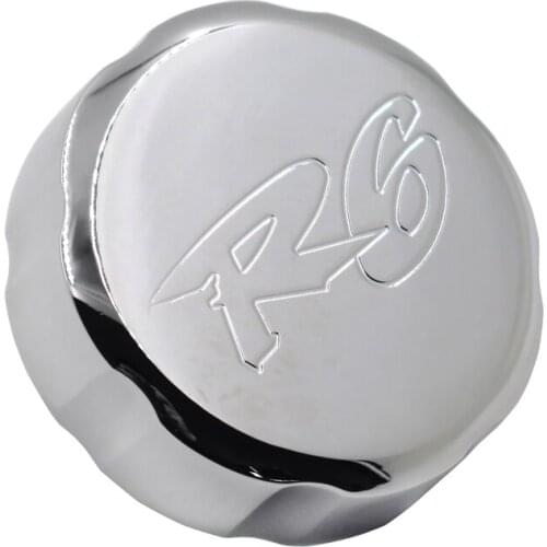 Aftermarket free shipping Motorcycle accessories Motorcycle CHROME Brake Fluid Reservoir Cap For Yamaha YZF 600R 1995-2009/ YZF