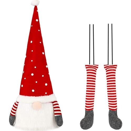 Forest Old Man Christmas Mini Doll Gnome Christmas Tree Topper Norway Nisse Tree Top Ornament Christmas Tree Hanger Sweetie