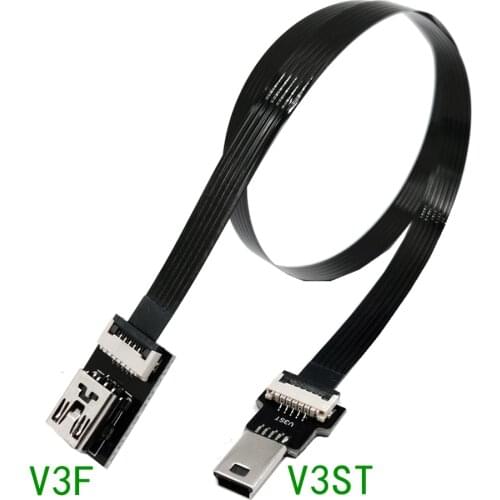 MINI USB 5 pin Male to Female Data Sync Charger Extension Cable Applicable to the car recorder GPS Navigator
