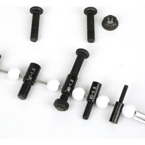 Thread Tester Bolt Nut Screw Checking Checker Inspection Measuring Tool Inch And Metric 6-32 1/2-20 M12-1.75 M4-0.7 Accessories