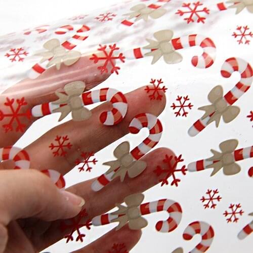 David accessories 0.55mm 20*33cm Christmas Transparent Faux Synthetic Leather Fabric for Bows Bags Wallte DIY in Craft,1Yc12570