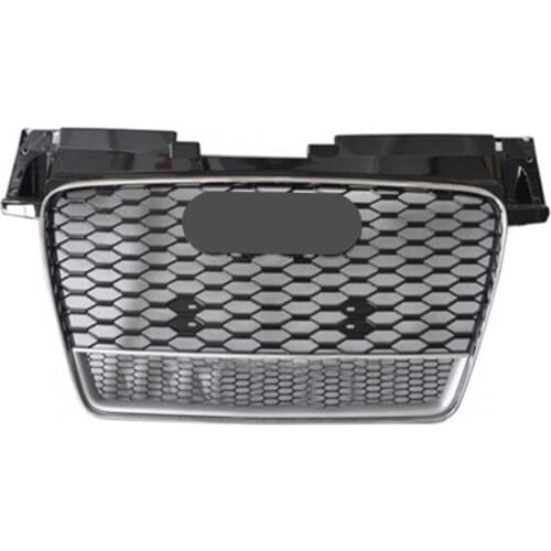 For TTRS Style Car Front Bumper Mesh Car Front Grille Racing Grill for Audi TT/TTS 8J 2006-2014 Car Mesh