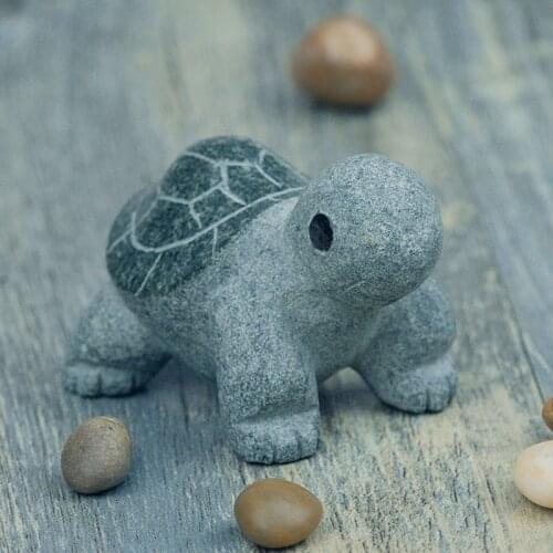 Testudo statue Turtle home decor Sculpture TV cabinet ornament crafts animal figurine Terrarium Landscape Decoration Lucky gift