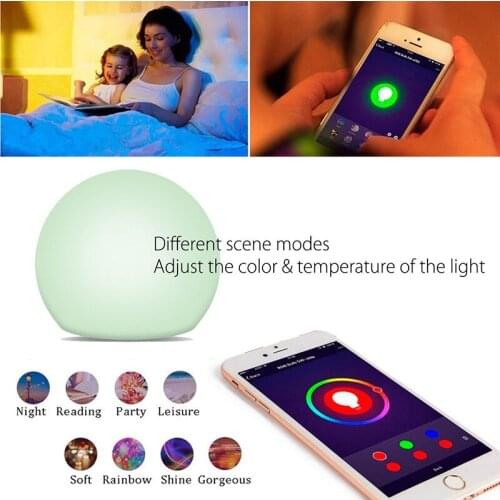 Tuya WIFI Smart Light Googlehome Alexa Voice Control Ambient Light Music Rhythm Light Multiple Light Colors Adjustable Brightnes