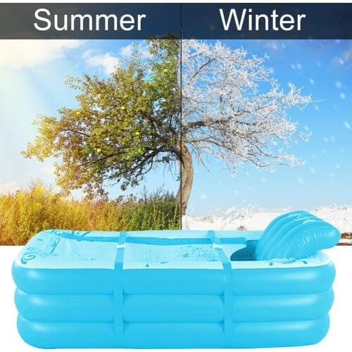 Four Seasons Universal Outdoor Camping Inflatable Bathtub Detachable Childrens Inflatable Pool Indoor And Outdoor Bath Barrel