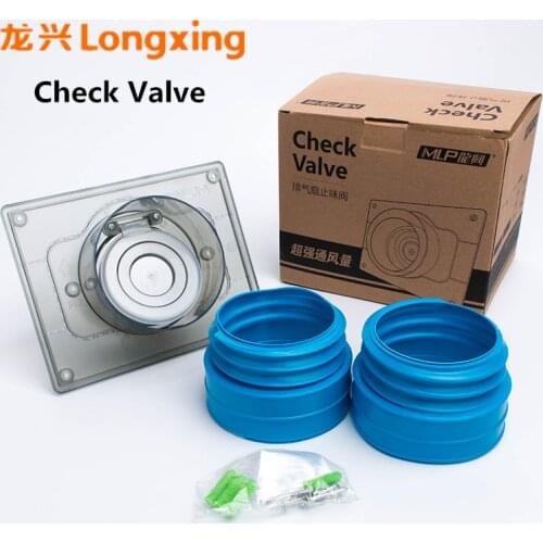 LX exhaust fan check valve bathroom exhaust ventilation check valve tamper anti-backflow equipment 100 or 110 mm in diameter