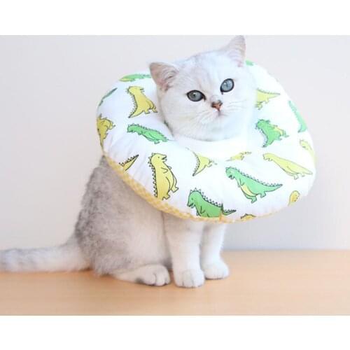 New Cotton Dog Cat Protection Cover Wound Healing Bath Grooming Cone Protective Pet Dog Medical Collar Prevent Bite