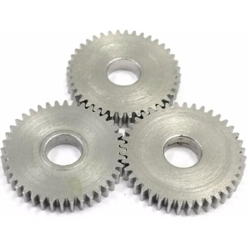 10pcs Copper gear metal rack pinion 0.5 modulus 40 tooth 6mm cylinder