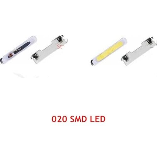 100PCS 020 SMD LED 3.8*0.6mm Side-emitting Lamps 20mA RED BLUE WHITE (natutal/warm/cold) true green yellow Free shipping