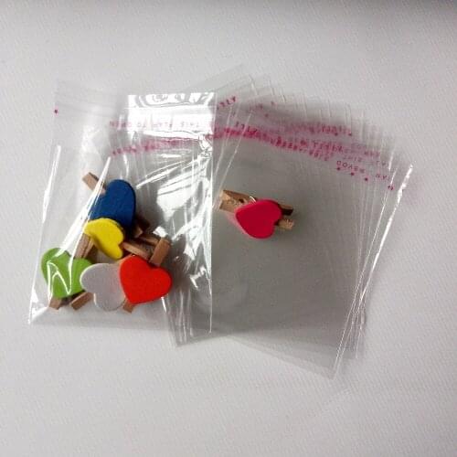 500PCS 7*10cm Clear Resealable Cellophane/BOPP/Poly Bags Transparent Opp Bag Packing Plastic Bags Self Adhesive Seal for gift