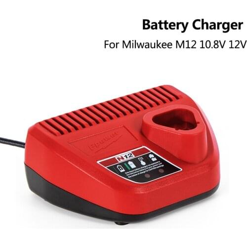N12 Battery Charger for Milwaukee 10.8V 12V 3A M12 M18 48-11-24xx Series Cordless Eletric Drill Power Tool Lithium-ion Battery