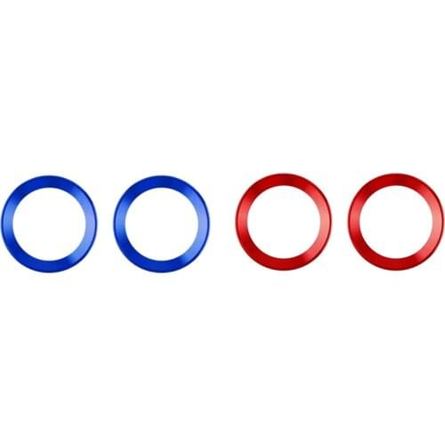 Car Door Speaker Ring Knob Cover Trim Auto Decoration Accessories for Jeep Grand Cherokee 2014-2021