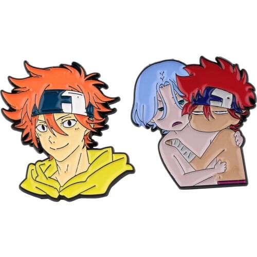 K3403 Anime Skateboard Hard Enamel Pin Cute Cartoon Brooch Medal Fashion Lapel Backpack Pins Decor Anime Lover Gift