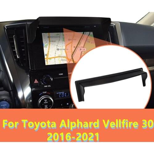 Car Interior Navigation Screen Visor Decorative Modified Lightproof Accessories For Toyota Alphard Vellfire 30 2016-2021