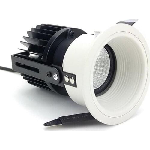 ONDENN Dimmable 10W 15W 20W COB Led Downlights Recessed Ceiling Spot Light Ceiling Down Light Warm White AC85-265V 1pcs