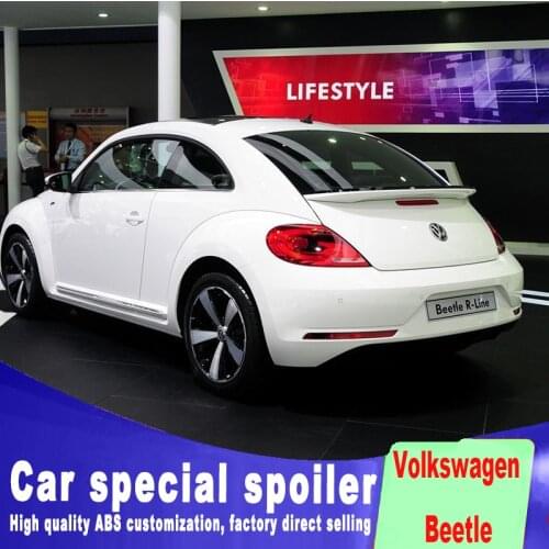 Primer or balck white colors painted new design ABS 2013 to 2018 up year Car Rear Trunk Spoiler Wing For vw Volkswagen Beetle