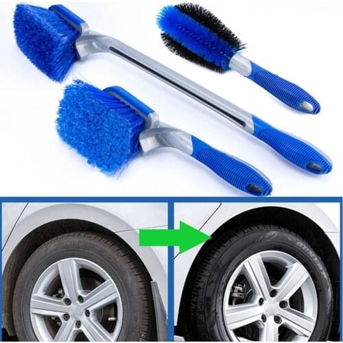 3 Size Washer Vehicle Body Surface Wheel Scrub Car Tyre Cleaning Brush Tire Wheel Rim Hub Brushes Auto Powerful Decontamination
