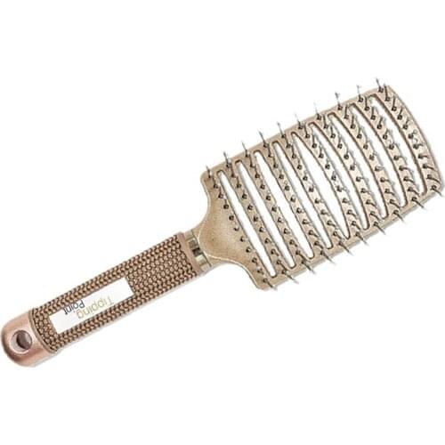 Hair Brush Detangling Hairbrush Fast Drying Hair Straight Barber Volume Comb Curved Anti Static Styling Tool