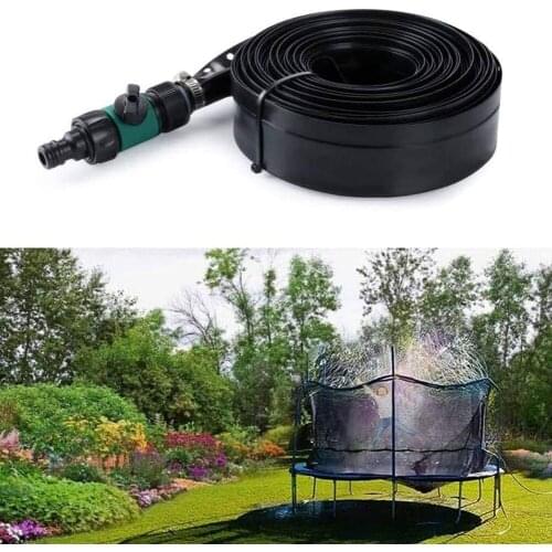 Summer Water Sprinkler Trampoline Sprinkler Outdoor Garden Water Games Toy Sprayer Backyard Water Park Accessories