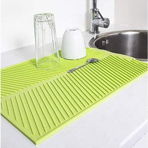 Silicone Table Placemat Premium Heat Resistant Drying MatDish Cup Pad Dinnerware Mat Tableware Dishwasher Kitchen Accessories